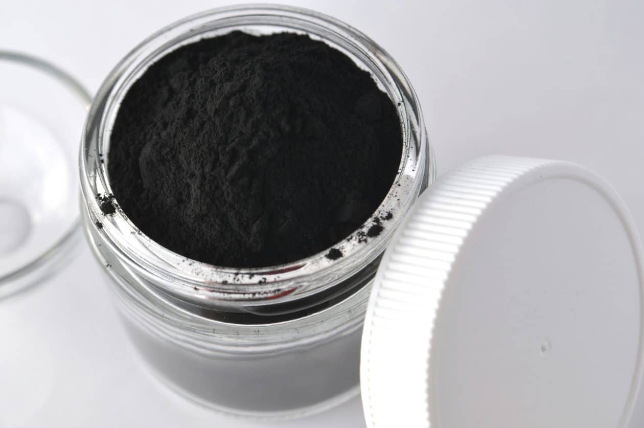 black charcoal